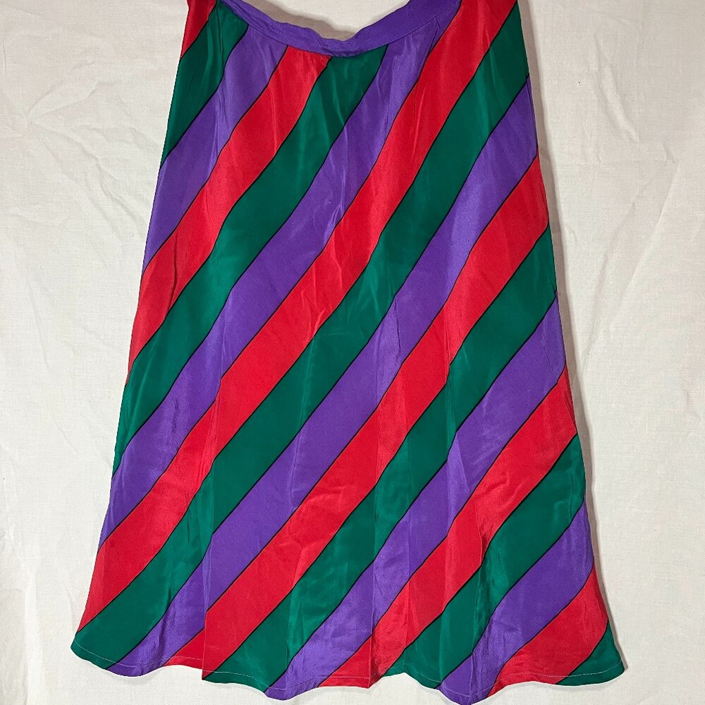 Vintage 100% Silk PK Tseng Skirt